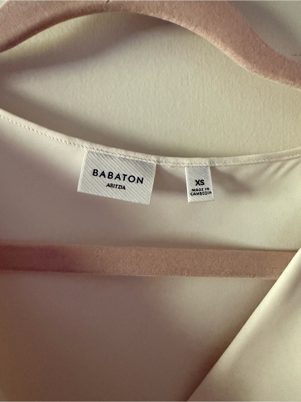 Babaton Ivory Draped Cowl Neck Sleeveless Top - Picture 2 of 2